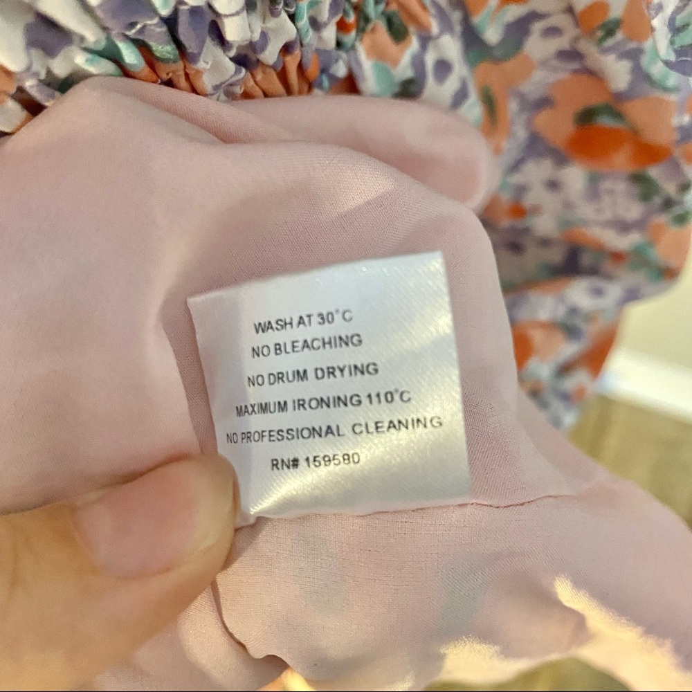 Pink Lily Floral Midi Pink Maternity/Post Maternity Dress - Picture 11 of 11
